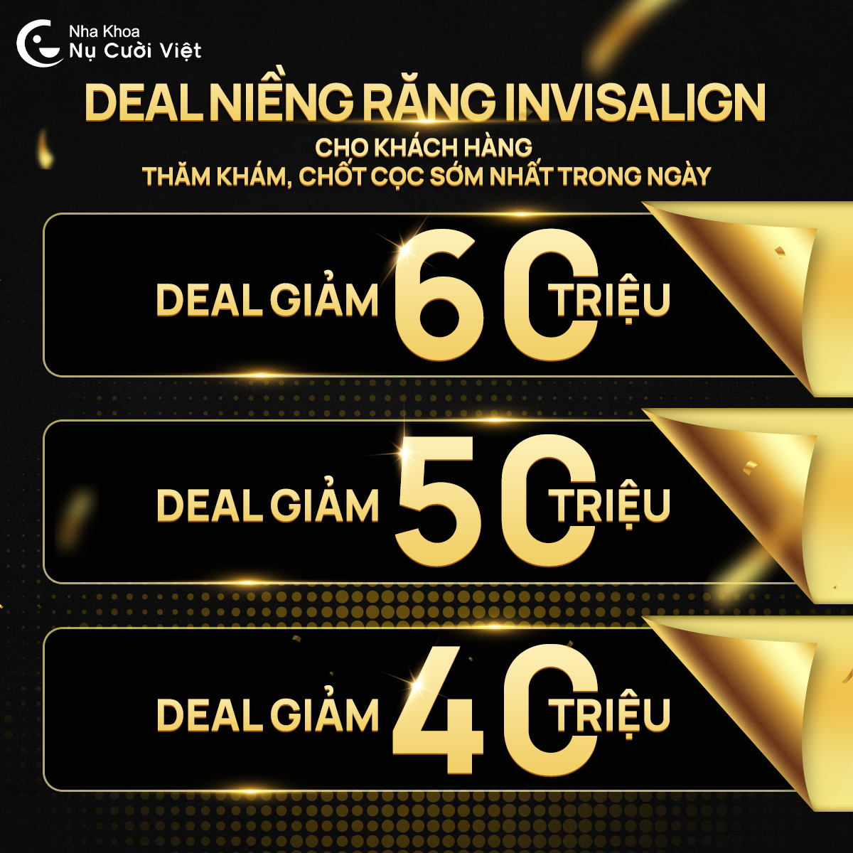 black friday ưu đãi niềng răng 60 triệu