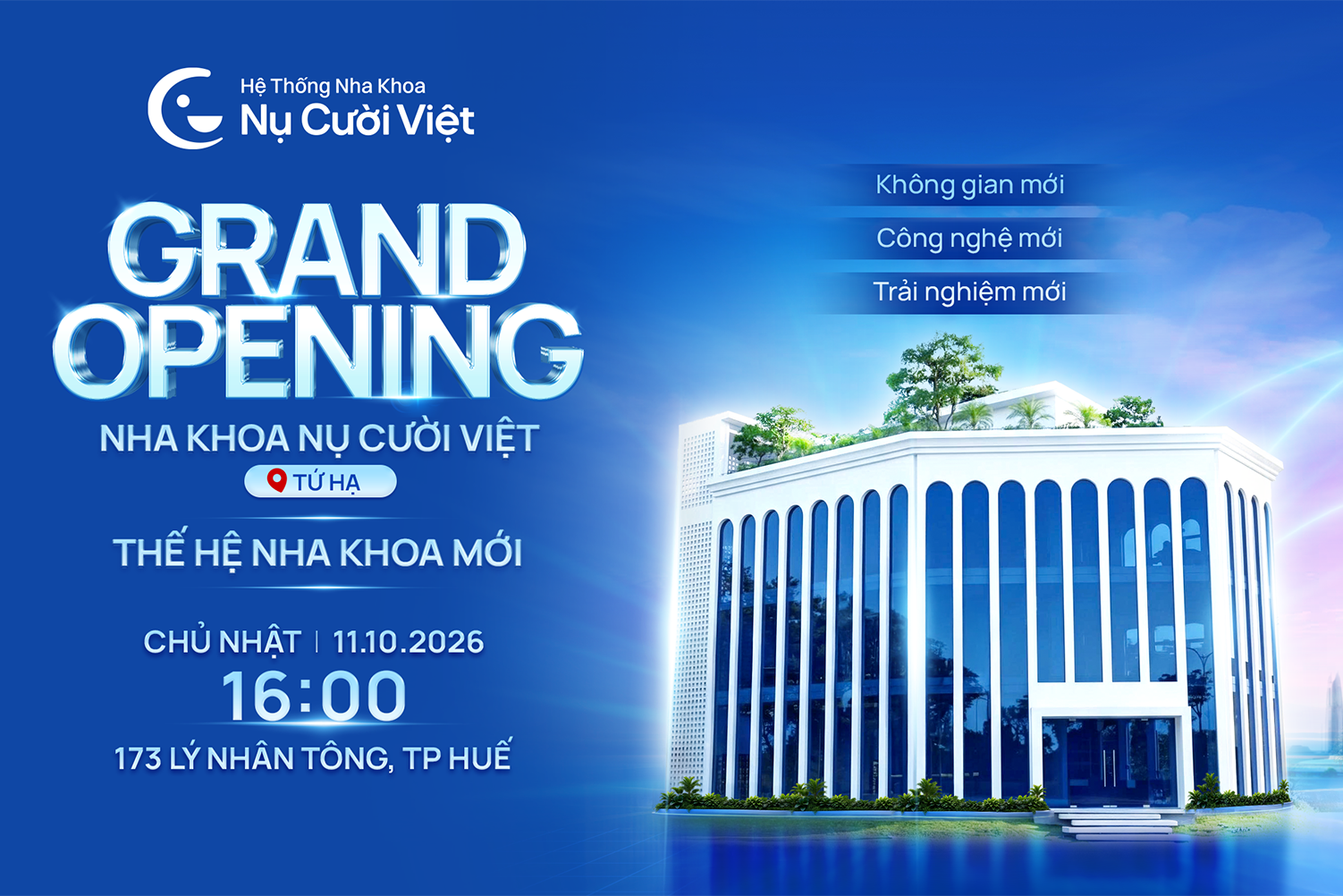 Nụ Cười Việt - CHÍNH THỨC THÔNG BÁO LỄ KHAI TRƯƠNG NHA KHOA NỤ CƯỜI VIỆT TỨ HẠ