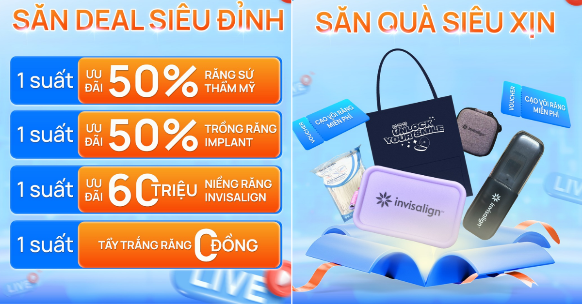 megalive 11.11 nha khoa nụ cười việt