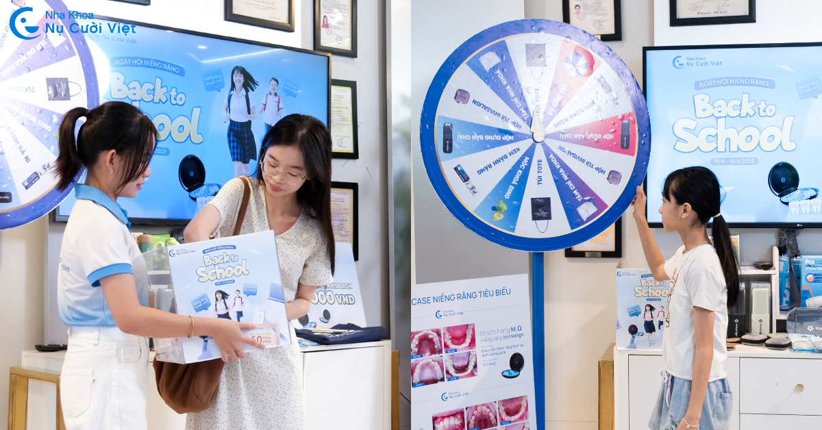 ngày hội niềng răng back to school nụ cười việt