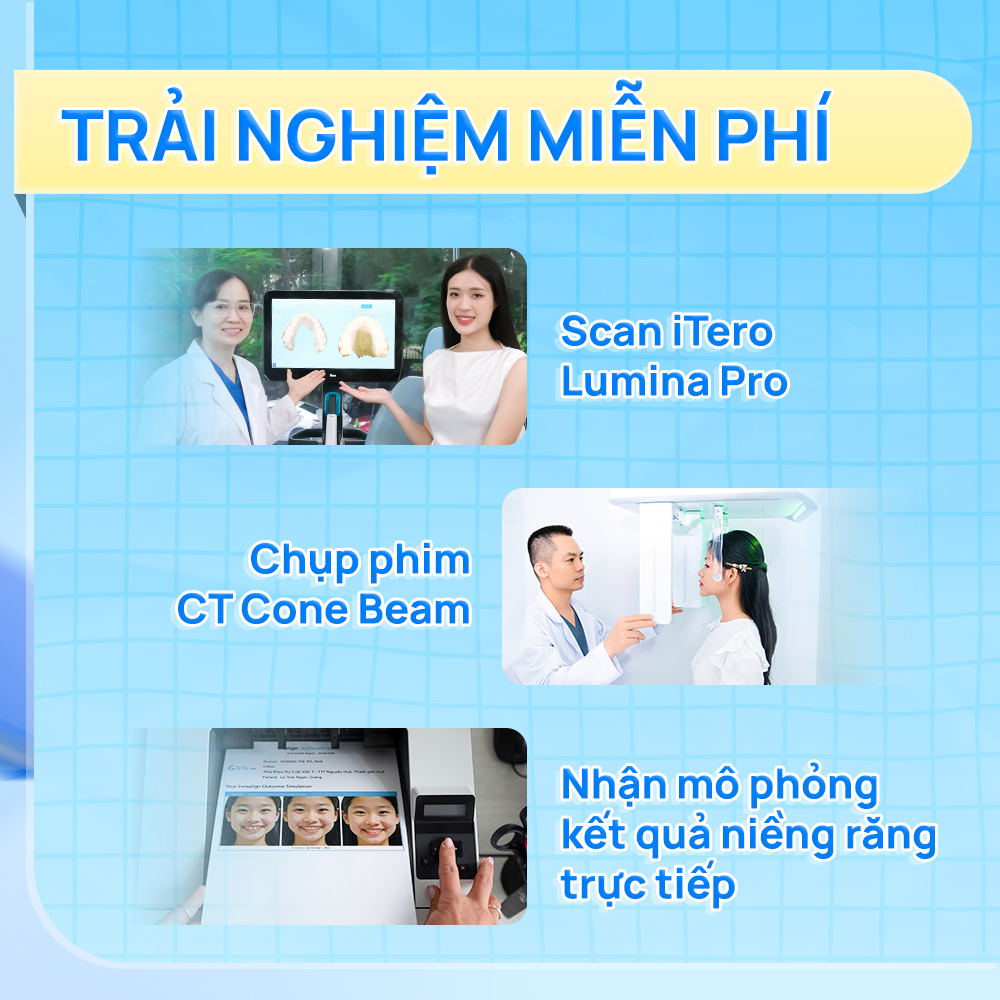 trải nghiệm miễn phí tại ngày hội niềng răng back to school
