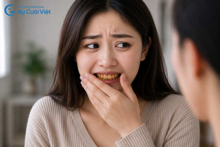 Nụ Cười Việt - Răng nhiễm màu: Nguyên nhân, dấu hiệu và cách khắc phục hiệu quả